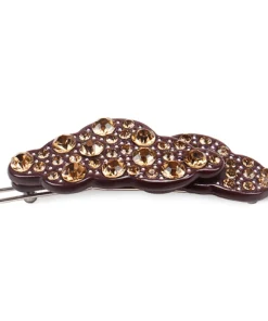 shop Beauty Flow Double Cloud Hair Clip - Brownie af Beauty Flow - online shopping tilbud rabat hos shoppetur.dk