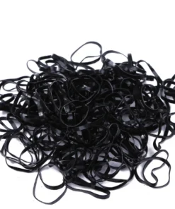 shop Beauty Flow Silicone Elastics 400 Pieces - Black af Beauty Flow - online shopping tilbud rabat hos shoppetur.dk