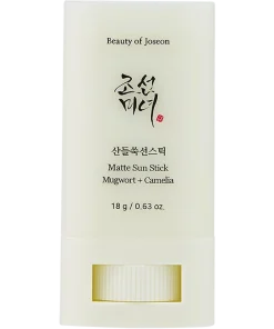 shop Beauty of Joseon Matte Sun Stick Mugwort + Camilia SPF 50 PA++++ 18 gr. af Beauty of Joseon - online shopping tilbud rabat hos shoppetur.dk