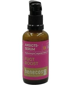 shop Benecos BIO Face Serum Hyaluronic Acid Moisture Boost 50 ml af Benecos - online shopping tilbud rabat hos shoppetur.dk