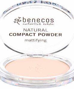 shop Benecos Natural Compact Powder Mattifying 9 gr. - Fair af Benecos - online shopping tilbud rabat hos shoppetur.dk