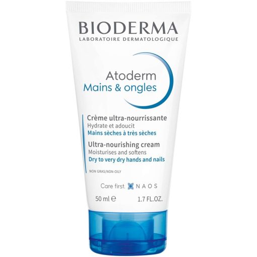 shop Bioderma Atoderm Mains & Ongles Hand Cream 50 ml af Bioderma - online shopping tilbud rabat hos shoppetur.dk