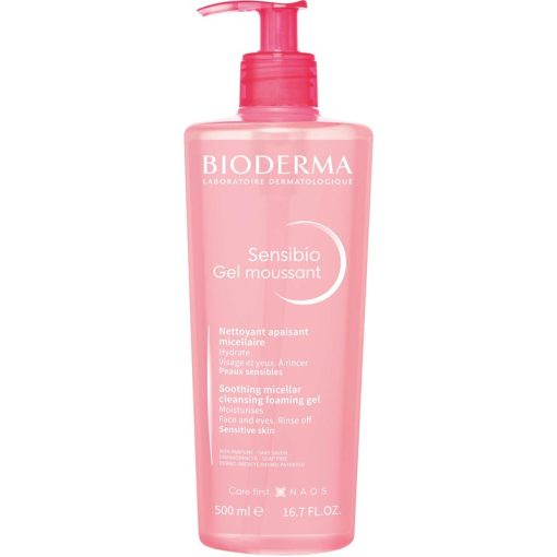 shop Bioderma Sensibio Gel Moussant Cleansing Gel 500 ml af Bioderma - online shopping tilbud rabat hos shoppetur.dk