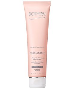 shop Biotherm Biosource Softening Foaming Cleanser Dry Skin 150 ml af Biotherm - online shopping tilbud rabat hos shoppetur.dk