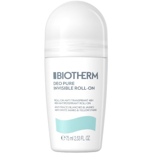 shop Biotherm Deo Pure Invisible Roll-On Deodorant 75 ml af Biotherm - online shopping tilbud rabat hos shoppetur.dk