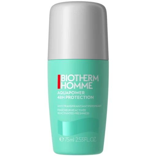 shop Biotherm Homme Aquapower 48H Protection Deo Roll-On 75 ml af Biotherm - online shopping tilbud rabat hos shoppetur.dk