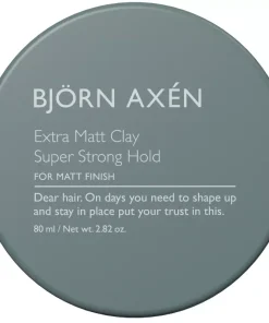 shop Bjorn Axen Extra Matt Clay Super Strong Hold 80 ml af Bjorn Axen - online shopping tilbud rabat hos shoppetur.dk