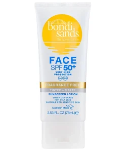 shop Bondi Sands SPF 50+ Matte Tinted Face Lotion 75 ml af Bondi Sands - online shopping tilbud rabat hos shoppetur.dk