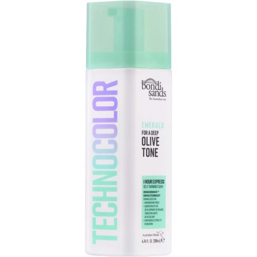 shop Bondi Sands Technocolor Self Tanning Foam Emerald Olive Tone 200 ml af Bondi Sands - online shopping tilbud rabat hos shoppetur.dk