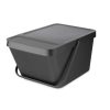 shop Brabantia stabelbart affaldsspand - Sort & Go - Mørk grå af brabantia - online shopping tilbud rabat hos shoppetur.dk