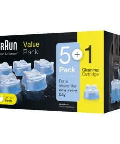 shop Braun rensevæske - Cleaning Cartridge - 6 stk. af braun - online shopping tilbud rabat hos shoppetur.dk