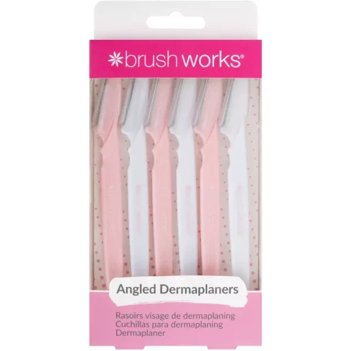 shop Brushworks Angled Dermaplaners 6 Pack af Brushworks - online shopping tilbud rabat hos shoppetur.dk