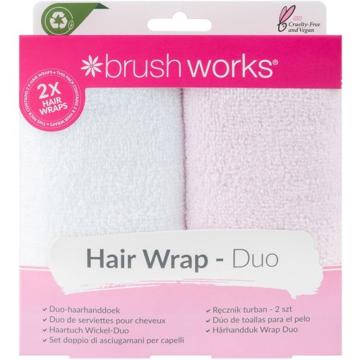 shop Brushworks Hair Towels 2 Pieces af Brushworks - online shopping tilbud rabat hos shoppetur.dk