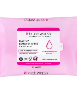 shop Brushworks Makeup Remover Wipes 25 Pieces af Brushworks - online shopping tilbud rabat hos shoppetur.dk