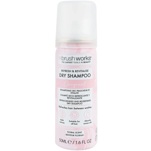 shop Brushworks Refresh & Revitalise Floral Dry Shampoo 50 ml af Brushworks - online shopping tilbud rabat hos shoppetur.dk