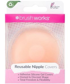 shop Brushworks Reusable Silicone Nipple Covers 1 pair af Brushworks - online shopping tilbud rabat hos shoppetur.dk