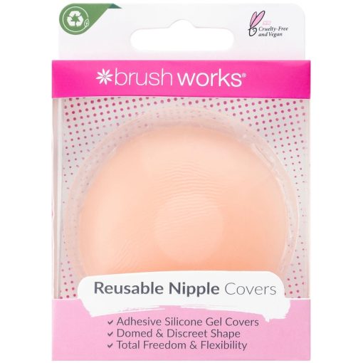 shop Brushworks Reusable Silicone Nipple Covers 1 pair af Brushworks - online shopping tilbud rabat hos shoppetur.dk