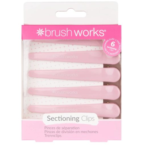 shop Brushworks Sectioning Clips 6 Pieces af Brushworks - online shopping tilbud rabat hos shoppetur.dk