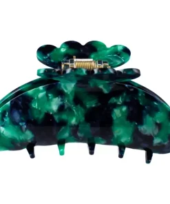 shop By Stær ASTA Hair Clip Medium - Green/ Blue Mix af By Str - online shopping tilbud rabat hos shoppetur.dk