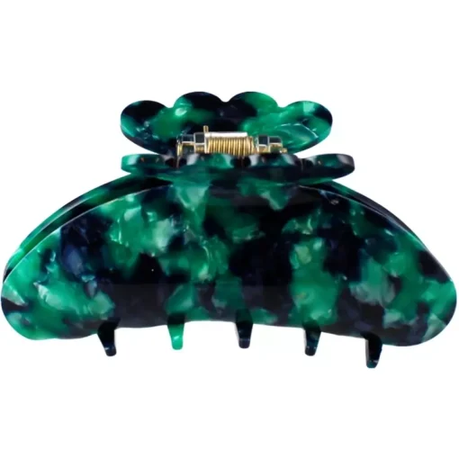 shop By Stær ASTA Hair Clip Medium - Green/ Blue Mix af By Str - online shopping tilbud rabat hos shoppetur.dk