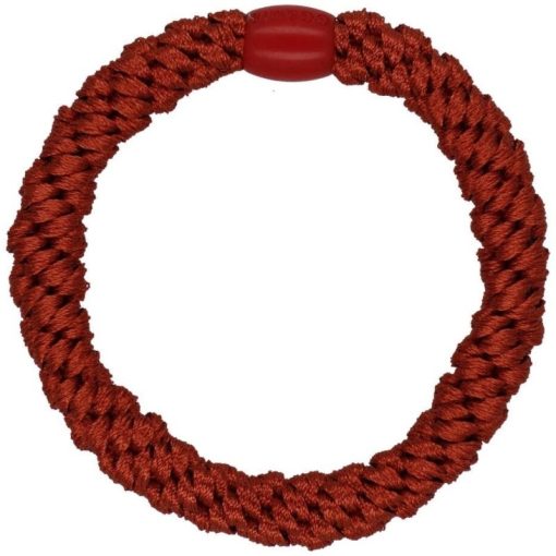 shop By Stær BRAIDED Hairtie - Basic Rust Red af By Str - online shopping tilbud rabat hos shoppetur.dk