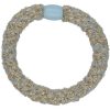 shop By Stær BRAIDED Hairtie - Fluffy Baby Blue/Gold af By Str - online shopping tilbud rabat hos shoppetur.dk