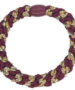 shop By Stær BRAIDED Hairtie - Multi Bordeaux