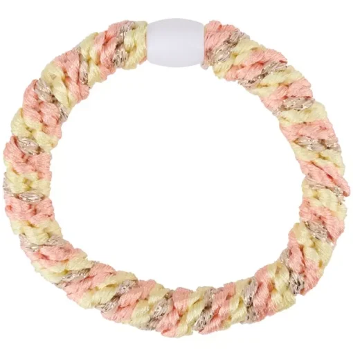 shop By Stær BRAIDED Hairtie - Multi Orange/Yellow Glitter af By Str - online shopping tilbud rabat hos shoppetur.dk