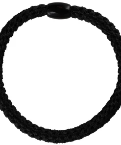 shop By Stær BRAIDED Hairtie Slim - Black af By Str - online shopping tilbud rabat hos shoppetur.dk