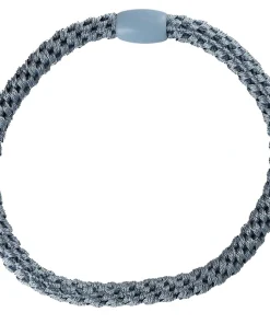 shop By Stær BRAIDED Hairtie Slim - Light Blue af By Str - online shopping tilbud rabat hos shoppetur.dk