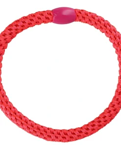 shop By Stær BRAIDED Hairtie Slim - Neon Pink af By Str - online shopping tilbud rabat hos shoppetur.dk