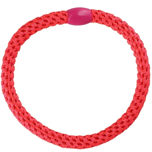 shop By Stær BRAIDED Hairtie Slim - Neon Pink af By Str - online shopping tilbud rabat hos shoppetur.dk