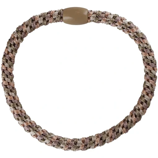 shop By Stær BRAIDED Hairtie Slim - Rosa/Beige af By Str - online shopping tilbud rabat hos shoppetur.dk