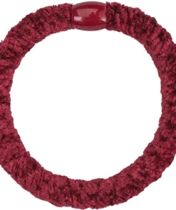 shop By Stær BRAIDED Hairtie - Velour Red af By Str - online shopping tilbud rabat hos shoppetur.dk