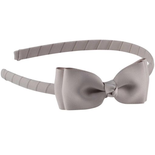 shop By Stær Hairband Double Bow - Grey af By Str - online shopping tilbud rabat hos shoppetur.dk