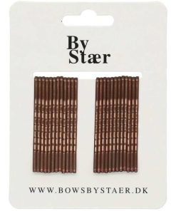 shop By Stær Hairpins 24 Pieces - Brown af By Str - online shopping tilbud rabat hos shoppetur.dk