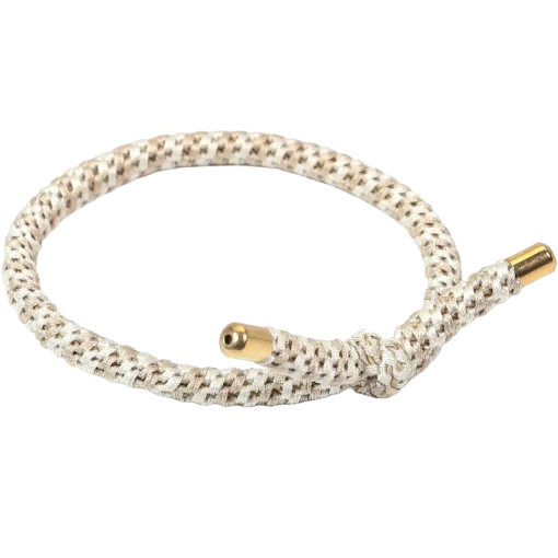 shop By Stær Katya Hairtie - Beige/White af By Str - online shopping tilbud rabat hos shoppetur.dk