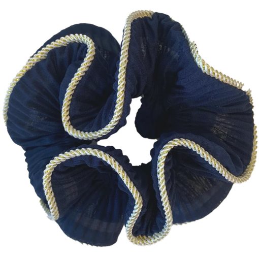 shop By Stær LILJE Scrunchie - Navy af By Str - online shopping tilbud rabat hos shoppetur.dk