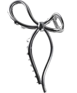 shop By Stær MAYA Hair Clip - Sløjfe Silver af By Str - online shopping tilbud rabat hos shoppetur.dk