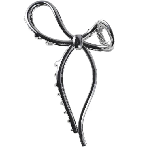 shop By Stær MAYA Hair Clip - Sløjfe Silver af By Str - online shopping tilbud rabat hos shoppetur.dk