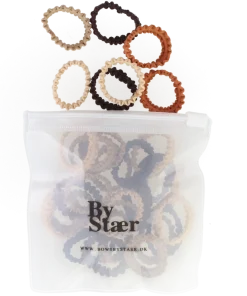 shop By Stær Mini Hair Elastics 25 Pieces - Mix 11 af By Str - online shopping tilbud rabat hos shoppetur.dk