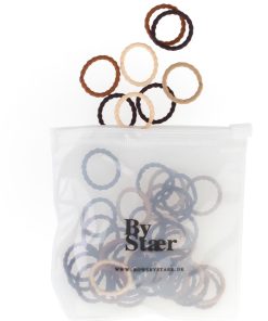 shop By Stær Mini Hair Elastics 50 Pieces - Mix 15 af By Str - online shopping tilbud rabat hos shoppetur.dk