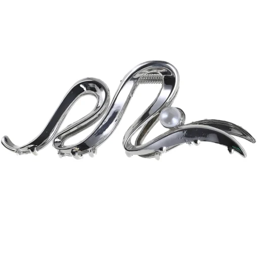 shop By Stær NICKY Hair Clip - Wave Silver af By Str - online shopping tilbud rabat hos shoppetur.dk