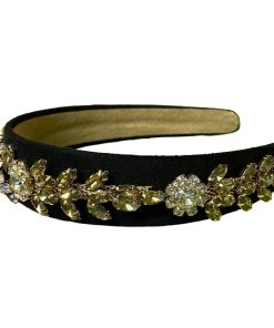 shop By Stær VITA Hairband - Black With Stone af By Str - online shopping tilbud rabat hos shoppetur.dk