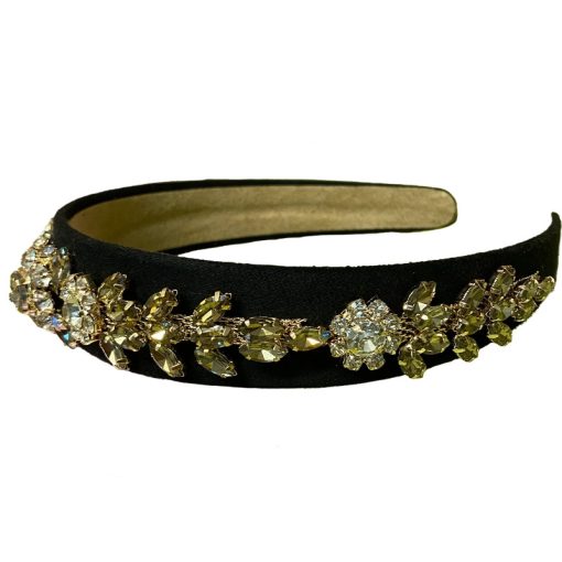 shop By Stær VITA Hairband - Black With Stone af By Str - online shopping tilbud rabat hos shoppetur.dk