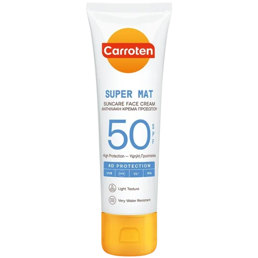 shop Carroten Face Super Mat Cream SPF 50 - 50 ml af Carroten - online shopping tilbud rabat hos shoppetur.dk