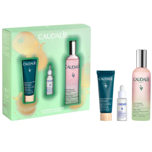 shop Caudalie Prep & Glow Bestssellers XMAS Gift Set (Limited Edition) af Caudalie - online shopping tilbud rabat hos shoppetur.dk