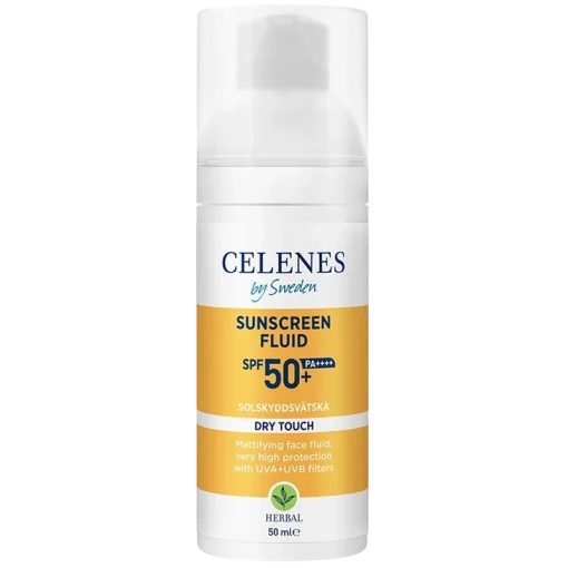 shop Celenes Herbal Sunscreen Dry Touch Fluid SPF 50 - 50 ml af Celenes - online shopping tilbud rabat hos shoppetur.dk