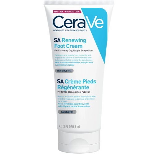 shop CeraVe SA Renewing Foot Cream 88 ml af CeraVe - online shopping tilbud rabat hos shoppetur.dk