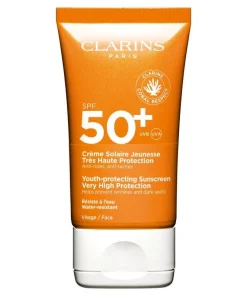 shop Clarins Sun Care Youth-Protecting Sunscreen SPF 50+ - 50 ml af Clarins - online shopping tilbud rabat hos shoppetur.dk